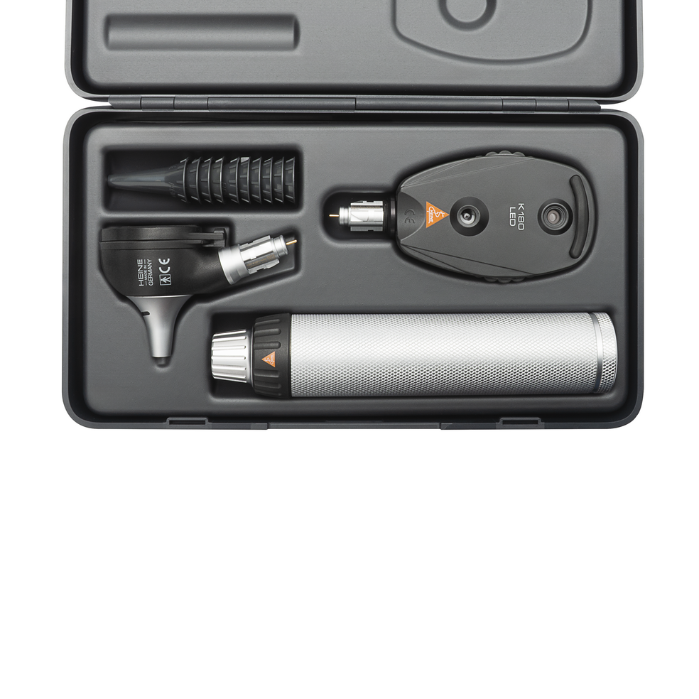 Heine - K180 Otoscoop LED F.O. | K180 Oftalmoscoop LED - Combi Kit Batterij