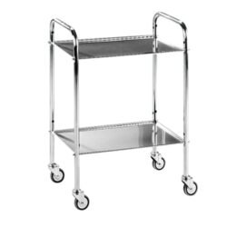Instrumententafel - Werktafel - Trolley met 2 niveaus zonder rand
