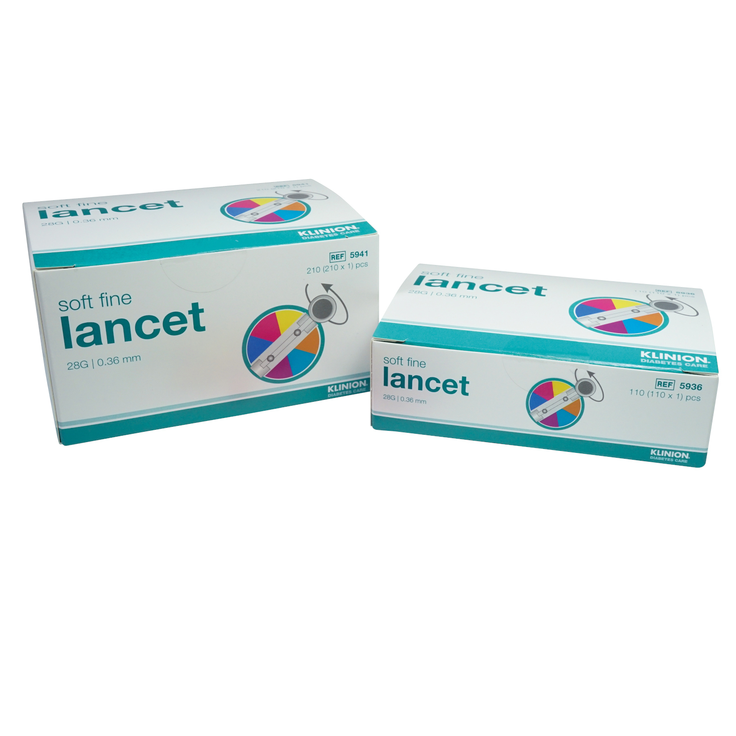 Klinion - Diabetes Care - Soft Fine Plus - Gekleurde Lancetten